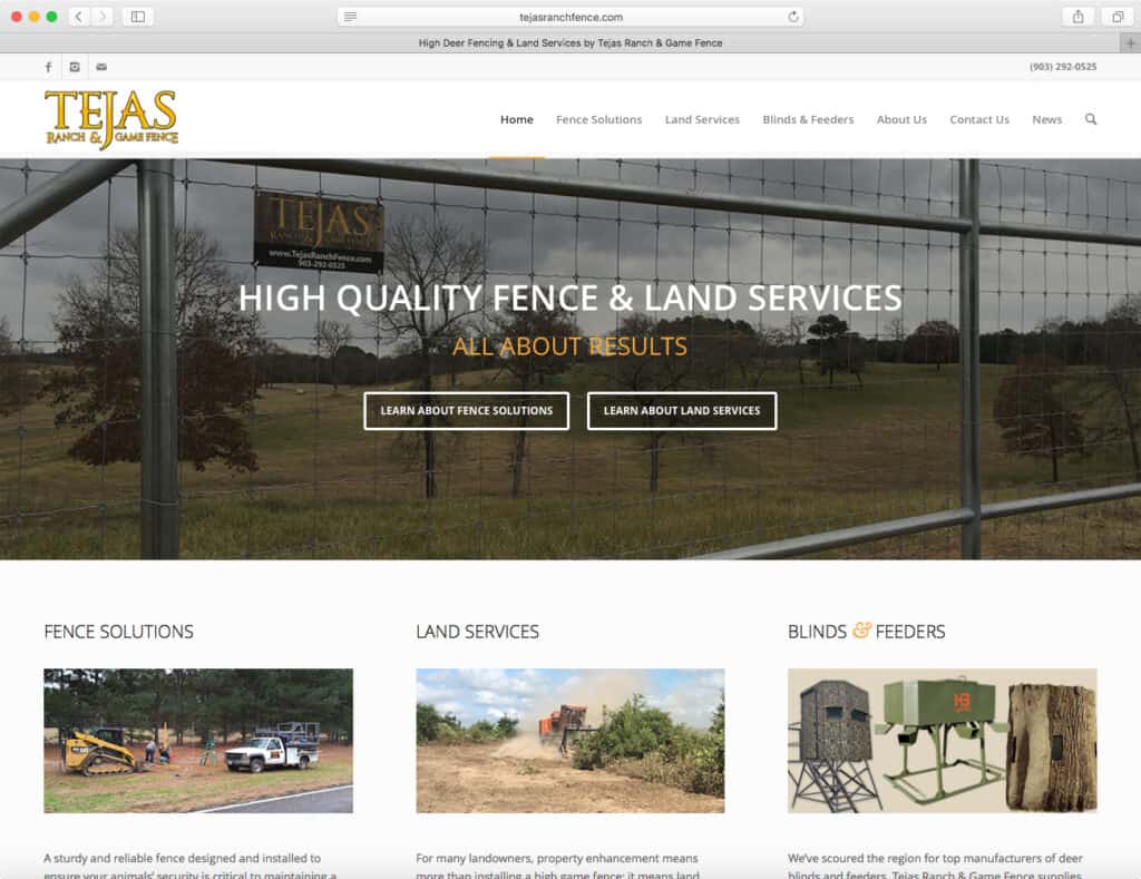 Tejas new website